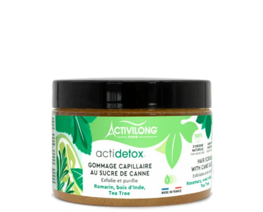 Gommage capillaire à la canne à sucre