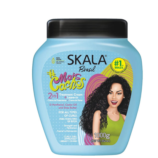 SKALA Mais Cachos pour cheveux de type 3ABC - Crème de soin revitalisante 2 en 1