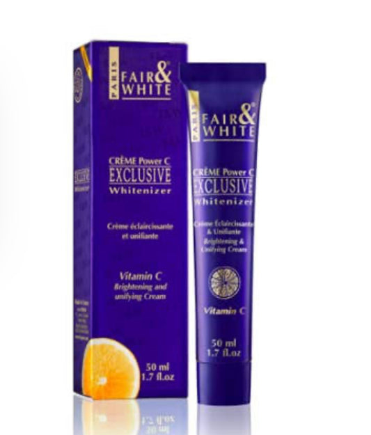Fair and White Exclusive Cream with Vitamin C 50 gr .
