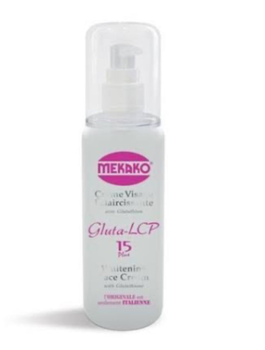 Crème éclaircissante pour le visage Mekako Gluta-LCP 15Plus 120 ml