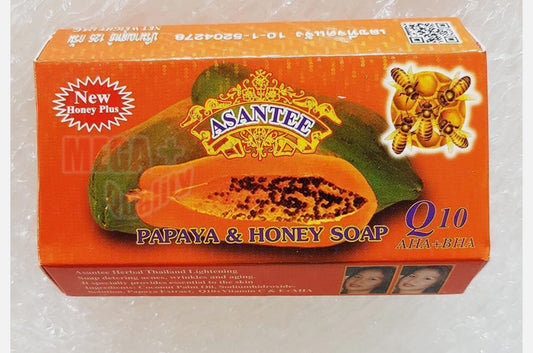 Savon aux herbes thaïlandaises Asantee à la papaye et au miel