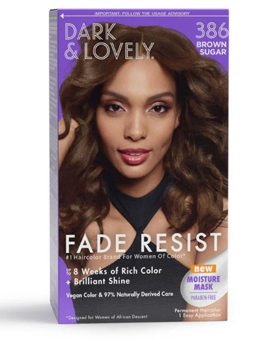 Coloration capillaire permanente riche et revitalisante, résistante à la décoloration, Dark & Lovely