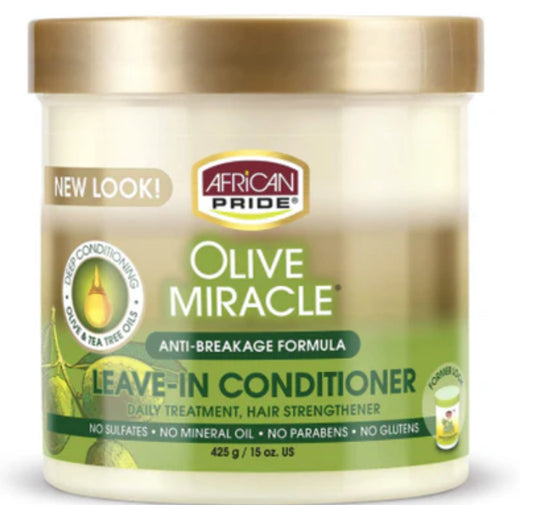 Après-shampoing sans rinçage Olive Miracle d'African Pride