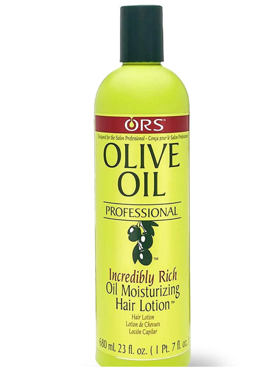 Huile d'olive professionnelle ORS, huile incroyablement riche, hydratante pour les cheveux