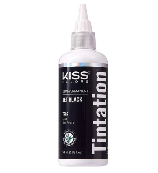 Kiss Tintation Semi-Permanent Hair Color - jet Black