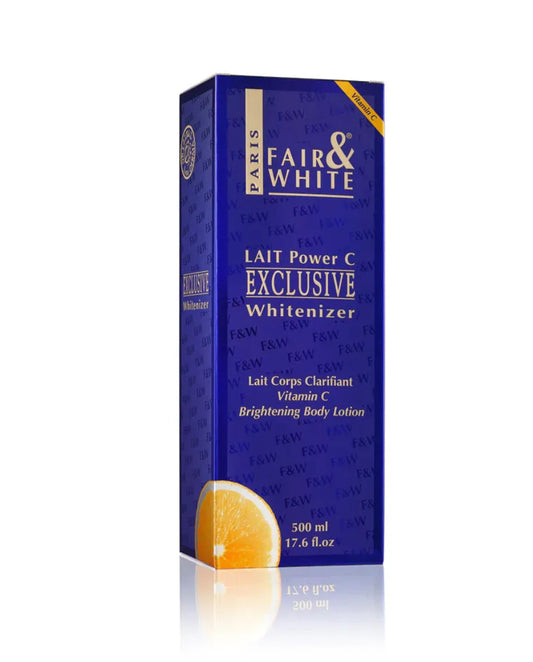 Fair & White Lotion corporelle blanchissante exclusive à la vitamine C 500 ml