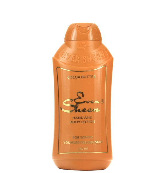 Lotion pour les mains et le corps au beurre de cacao Ever Sheen