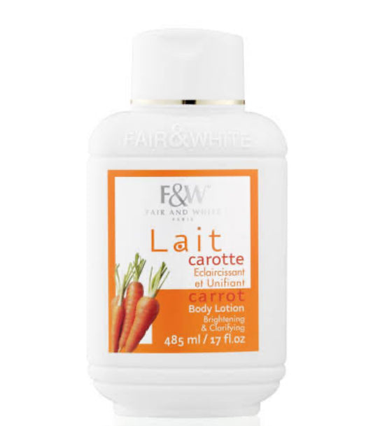 Fair and White Original Carrot Moisturizing Lotion 500ml