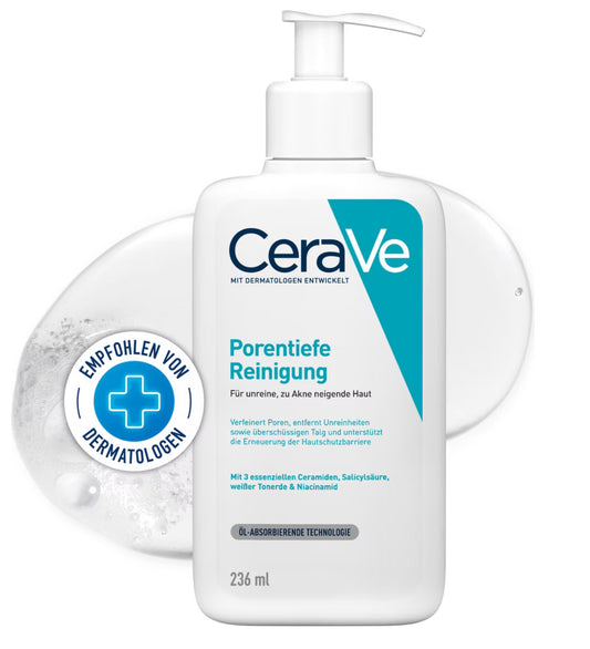 CeraVe Pore Deep Cleansing
Cleansing gel, 236 ml
