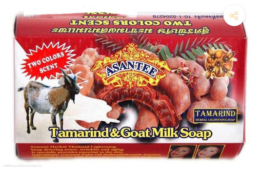 Savon blanchissant au tamarin et au lait de chèvre Asantee