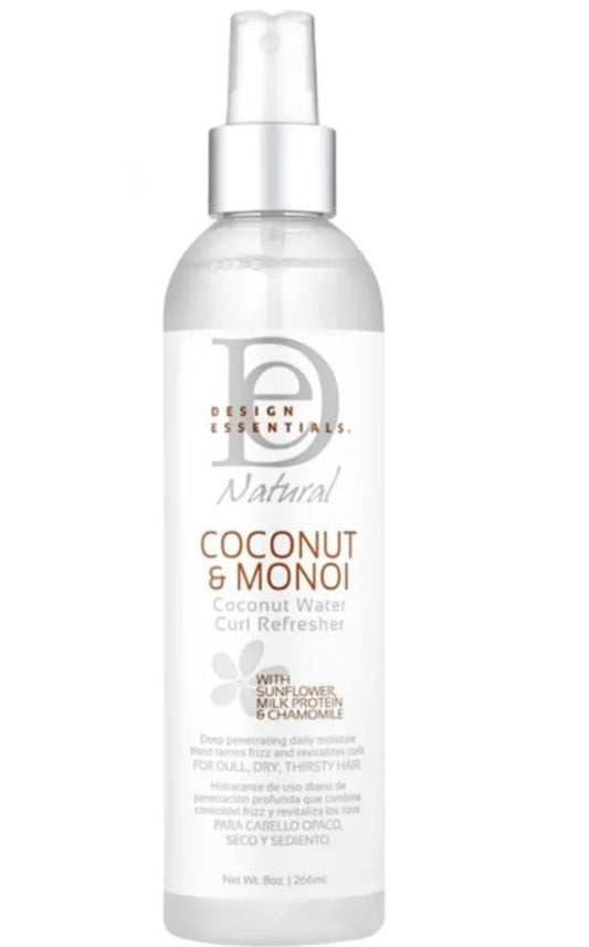 ESSENTIELS DE DESIGN Rafraîchisseur de boucles à l'eau de coco et au monoï