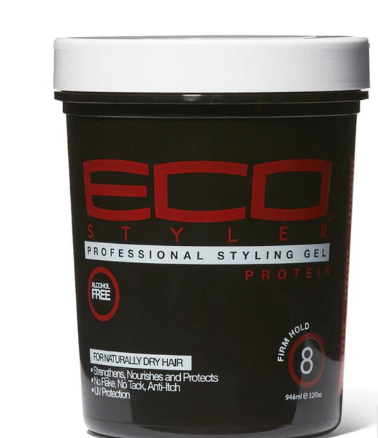 Gel coiffant protéiné Eco Style 32 oz