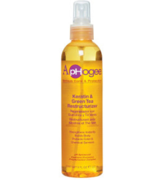 Restructurant à la kératine et au thé vert