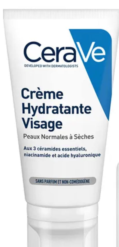 Cerave Face Facial Moisturising Lotion Normal To Dry Skins 52ml + Crème Lavante 20ml
