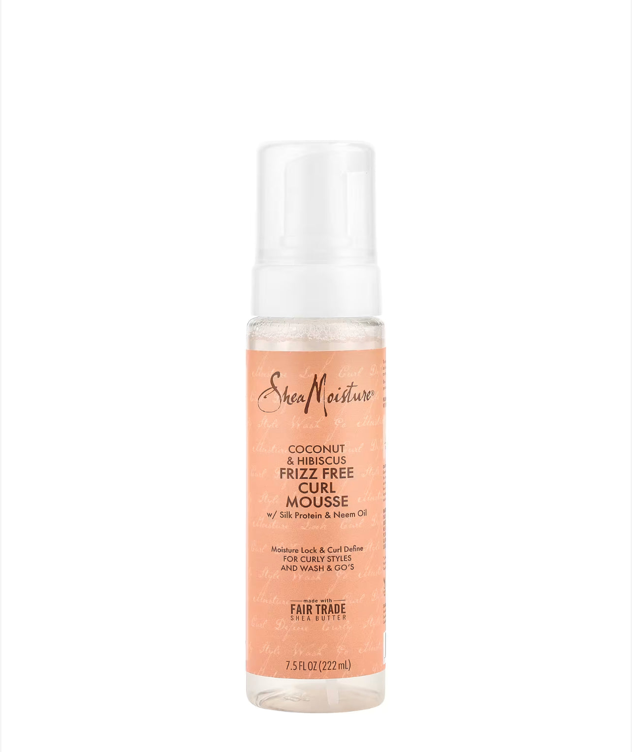 Mousse pour boucles sans frisottis