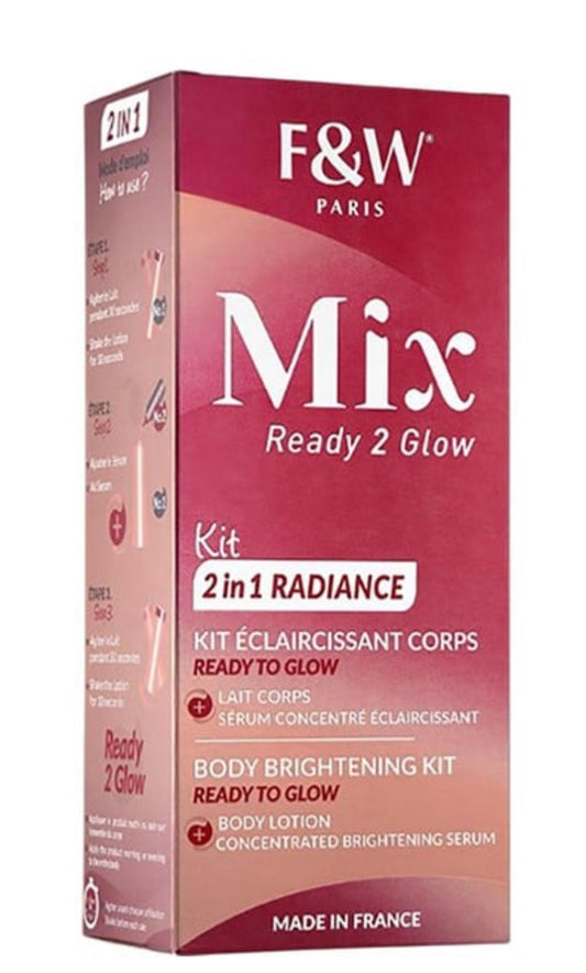 MIX READY TO GLOW 2IN 1 RADIANCE BODY BRIGHTENING KIT