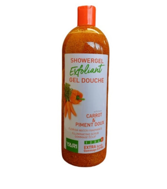 Douche exfoliante CAROTTE &amp; Piment doux