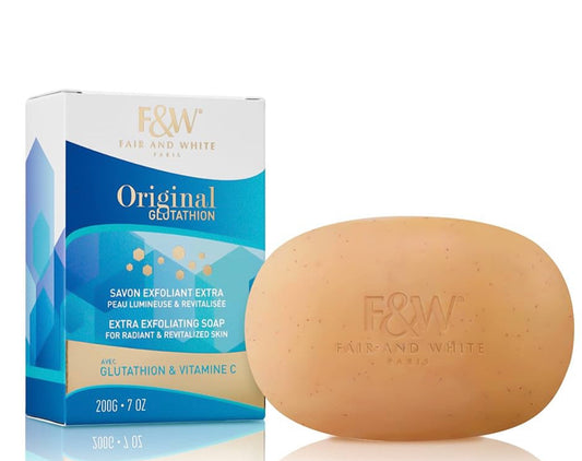 FAIR & WHITE Glutathione Exfoliating Soap