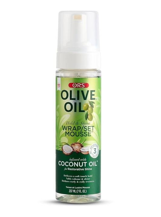 ORS Olive Oil Hold & Shine Wrap/Set Mousse