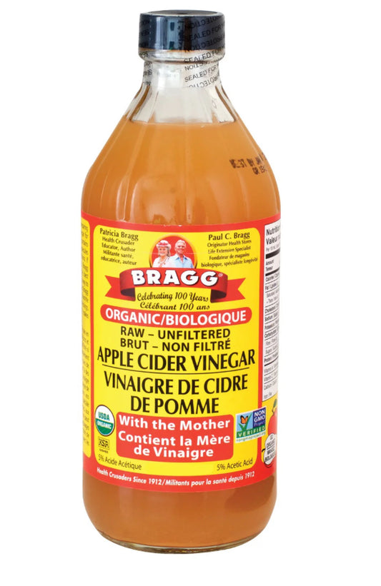 Organic apple cider vinegar (with mother)