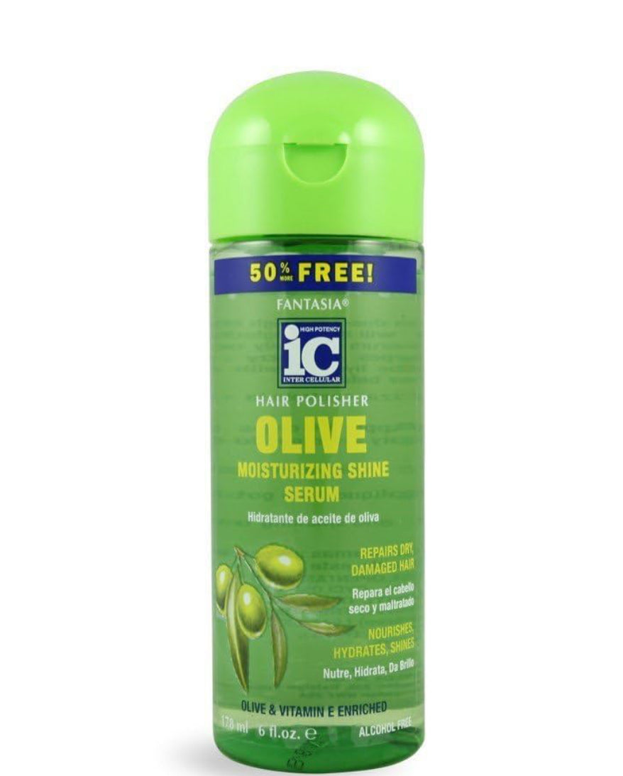 IC Hair Polisher with Olive Oil Moisturizing Shine Serum