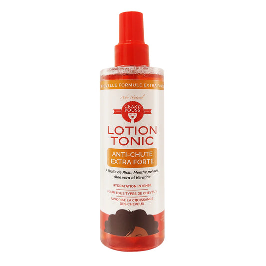 CRAZY POUSS - Lotion tonique à l'huile de ricin - Menthe poivrée